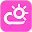 Weather Could Sun Icon 32x32 png